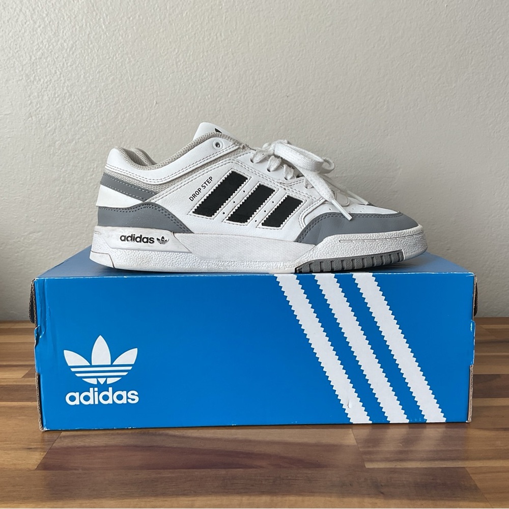 Adidas Originals Drop Step Low 'White Grey' sneakers